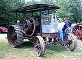 An early International Harvester tractor from 1920, on display at the Badger Steam and Gas Engine Club annual tractor show. Photo by Sean Lamb (User: Slambo), August 21, 2005.