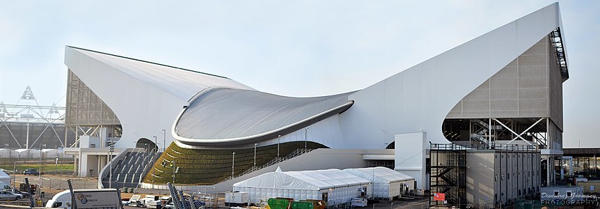 London Aquatics Centre, built for the 2012 Summer Olympics, London (2005–2012)