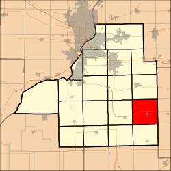 Location in Tazewell County