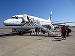 Alaska Airlines Boeing 737 at MZT