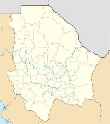 Location map Mexico Chihuahua