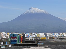 View of Pico from the harbour of Horta (Faial)