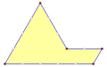 A serial-sided isogon order 5, internal angles 60° and 120°.[5]