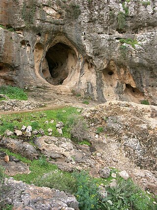 Eingang der Skhul-Höhle