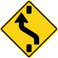 Shift to left carriageway