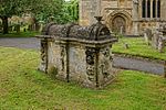 Robert Aston tomb, about 10 metres south of south-west corner of Church of St John