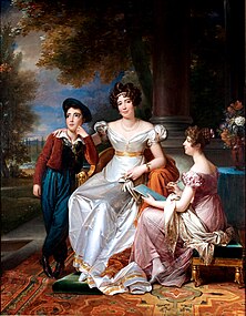 Zoé Talon and her Children, 1825