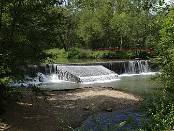 Le Gers à l'île d'Ager à Masseube.