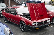 A Callaway Twin Turbo GTV 6, showing the prominent hood scoop