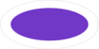 A two-toned oval organisational symbol