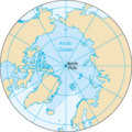 Image 40The Arctic Ocean, with borders as delineated by the International Hydrographic Organization (IHO), including Hudson Bay (some of which is south of 57°N latitude, off the map) and all other marginal seas. (from Arctic Ocean)