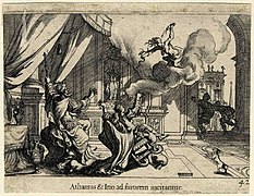 Athamas und Ino by Radierung (17th century)
