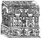 Elzear Horn's drawing of Baldwin V's tomb