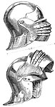Italian bellows visored sallet (transitional from sallet to close helm)