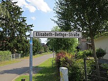 Elisabeth-Bethge-Straße in Brieselang