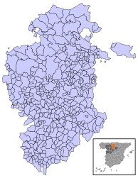 Provincia di Burgos – Mappa