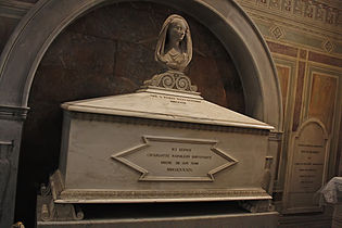 Tombe de Charlotte Bonaparte à Florence