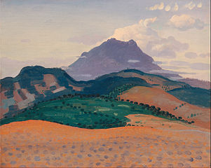 Tour Madeloc in the Pyrenees (c. 1913), Yale Center for British Art