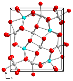 Kristallstruktur von Europium(II,III)-oxid