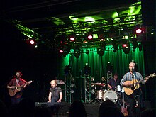 Estonian band Ewert and the Two Dragons performing live in Helsinki, Finland (2012)