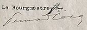 signature de Fernand Cocq