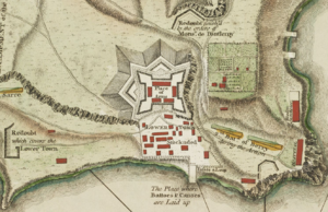 The fort's configuration is described in detail below.