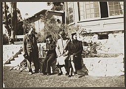 Gavin Arthur, Janet Flanner, Esther Murphy, and Solita Solano