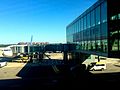北京首都国际机场3号航站楼玻璃登機橋外观