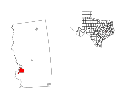 Location of Navasota, Texas