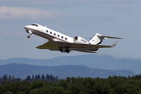 Un G-400 en phase atterrissage en 2006.