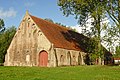 2012 : grange dîmière de l'ancienne abbaye de Ter Doest partiellement détruite.