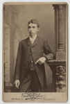 Gest as photographed by Leon Van Loo in 1880-1881, shortly after his graduation from Harvard