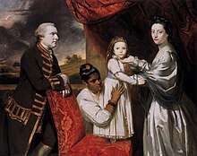 Joshua Reynolds, George Clive and his family with an Indian maid, 1765