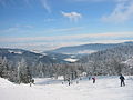 La station de ski Métabief (côté Piquemiette - Jougne).