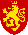 Coat of arms proposed in 1992, by Miroslav Grčev. This was the most popular proposed arms before the government's 2014 proposal.