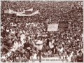 Protesters in Caracas in 1945.