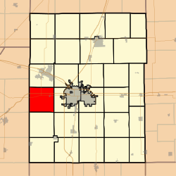 Location in Champaign County