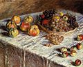 Claude Monet, "Still Life with Apples and Grapes" (1880)