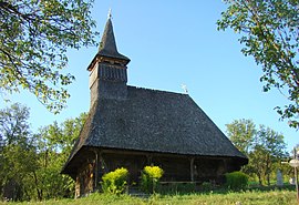 The wooden church "The Holy Archangels Michael and Gabriel" from Sic