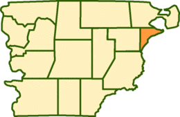 Dipartimento di Rawson – Mappa