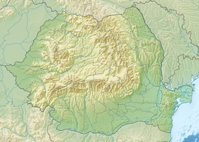 Map showing the location of Rodna Mountains National Park