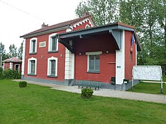 Ancienne gare de Remilly-Wirquin.