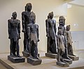 Taharqa appears as the tallest statue in the back (2.7 meters), Kerma Museum.[63]