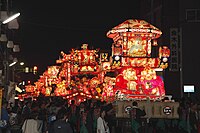 礪波夜高祭的夜高行燈