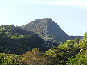 勝山城遠景