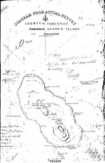 Formal survey of Smooth Island, 1863
