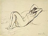 Nu Artístico por Théophile-Alexandre Steinlen