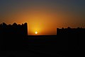 Coucher du soleil sur l'erg Chebbi