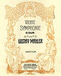 Cover of the orchestral score