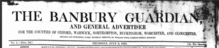 Title from front page of Banbury Guardian 1843
